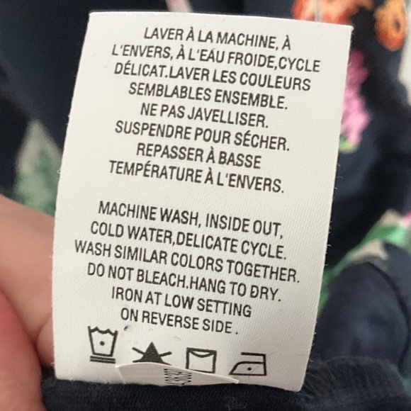 Reitmans Mini dress Coquette Resort Wear Aloha Navy Tropical Floral print 3X - Picture 9 of 9